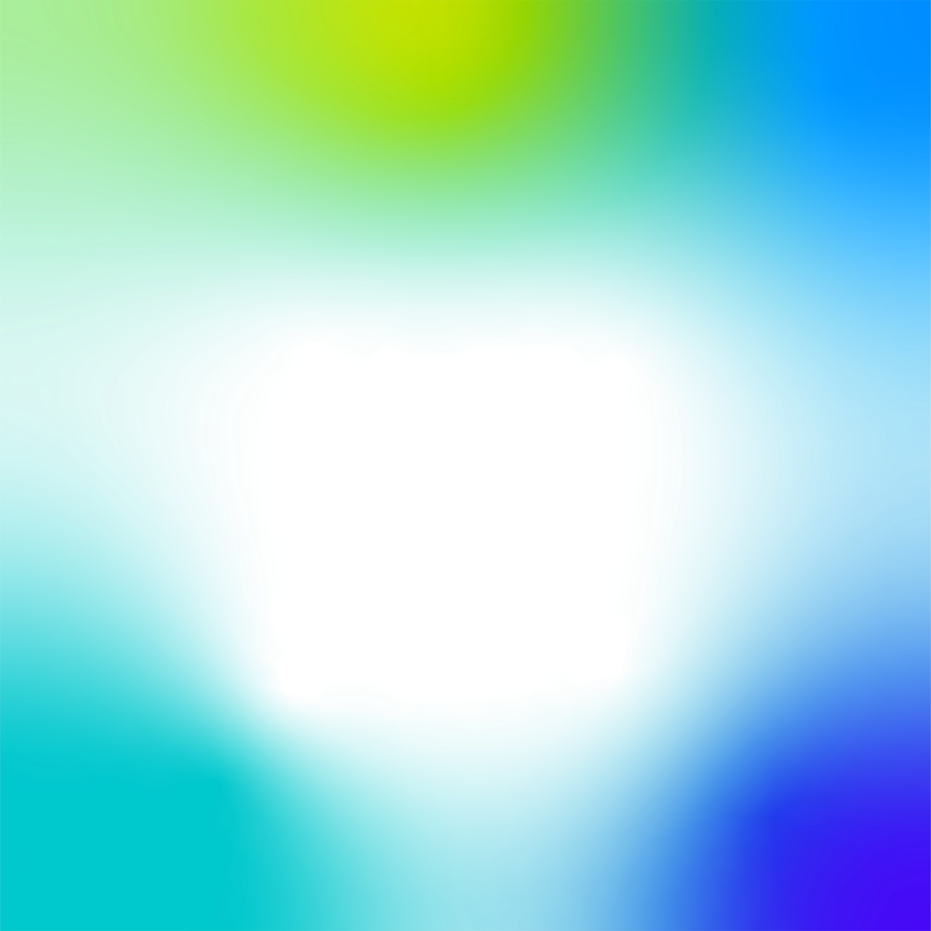 Blue Green Gradient Transparent Illustration